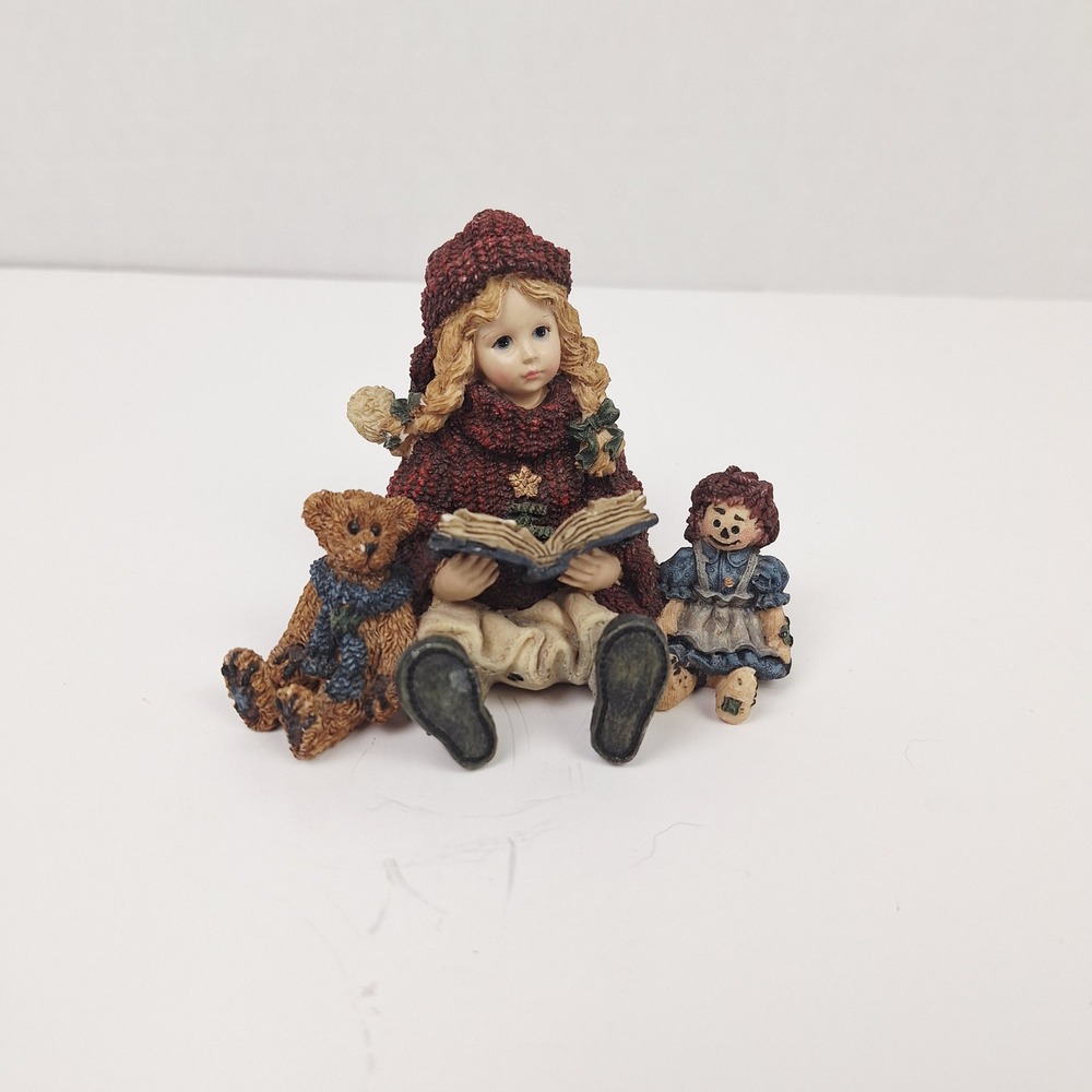 Boyds Collection Yesterdays Child Megan with Elliot and Annie Figurine 3504‎